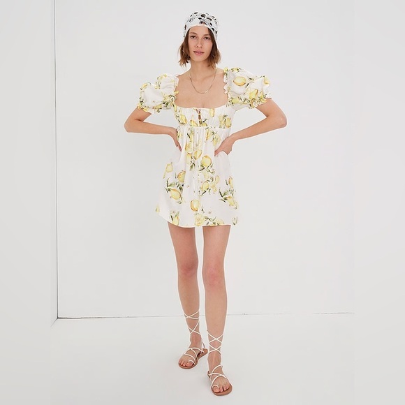 FOR LOVE & LEMONS serafina Mini Dress large - Picture 1 of 3